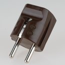 Schutzkontakt-Stecker braun 250V/16A