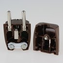 Schutzkontakt-Stecker braun 250V/16A