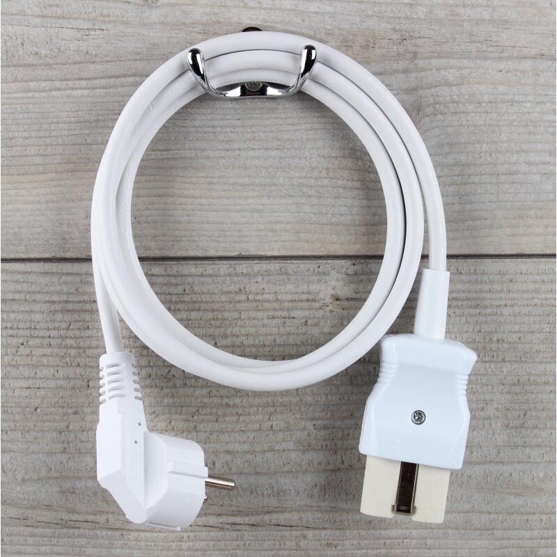 Heissgerätestecker Weiß Ohne Kabel Für Z.B. Alte Waffeleisen