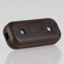 Schnurschalter Schnur-Zwischenschalter braun 60x26mm...