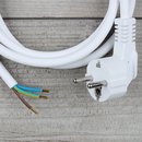 3,0m Anschlussleitung weiß 3x1,0mm² mit...