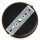 3-Loch Lampen-Baldachin Metall 100x25mm schwarz ohne Zugentlaster für 3 Lampenpendel