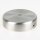 1-Loch Lampen-Baldachin Metall 100x25mm Edelstahloptik ohne Zugentlaster für 1 Lampenpendel