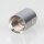 Zugentlastung mit M10x1 Innengewinde für Kabel 13x17mm Metall Messing verchromt