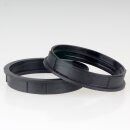 E27 Schraubring 47x9mm Kunststoff/Thermoplast schwarz...