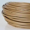 PVC-Lampenkabel Elektro-Kabel Stromkabel Rundkabel gold 4-adrig 4x0,75mm² H03 VV-F