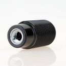 E14 Lampenfassung Bakelit-Optik schwarz mit Gewindemantel...