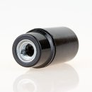 E14 Lampenfassung Bakelit-Optik schwarz mit Glattmantel...