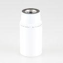 E14 Kunststoff Fassung weiss Glattmantel M10x1 IG