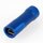 100 x Kabelschuh Flachsteckhülse blau 0,5x2,8 S vollisoliert für Leitungsquerschnitt 1,5-2,5mm²