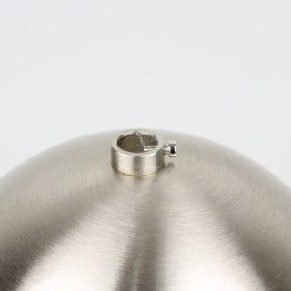 Lampen Baldachin 120x62mm Metall weiß Kugelform mit 10mm Stellring 
