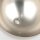 Lampen-Baldachin 120x62mm Metall Edelstahloptik Kugelform mit 10mm Stellring