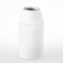 E14 Lampenfassung Bakelit-Optik weiß mit...