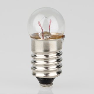 E10 Sockel 3,8V (DC) 1,14W 300mA Kugel Glühlampe 24x11,5mm für Taschenlampe