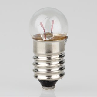 E10 Sockel 12V (DC) 1,20W 100mA Kugel Glühlampe 24x11,5mm für Taschenlampe
