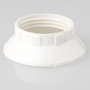 E14 Unterring Schraubring Thermoplast weiss 43x15mm für Kunststoff Fassung