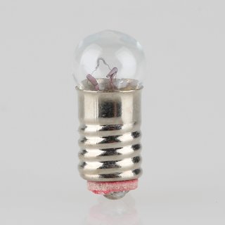 E5,5 Sockel 3,5V (DC) 0,7W 200mA Eisenbahn Spielzeug Glühlampe 15x6mm