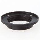 E14 Unterring Schraubring Thermoplast schwarz 43x10mm...