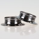 E27 Schraubring 60x18mm Metall schwarz-chrom für...