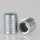 M8x1 Gewinderohr 10mm lang Metall/Eisen verzinkt für Lampen und Leuchtenbau