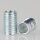 M8x1 Gewinderohr 12mm lang Metall/Eisen verzinkt für Lampen und Leuchtenbau