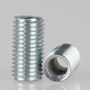 M8x1 Gewinderohr 15mm lang Metall/Eisen verzinkt für...