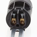 E14 Lampenfassung 100-120mm Kunststoff schwarz mit verstellbaren Metall-Winkel für Kronleuchter/Lüster