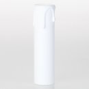 E14 Kerzenhülse Fassungshülse weiss 26x100mm...