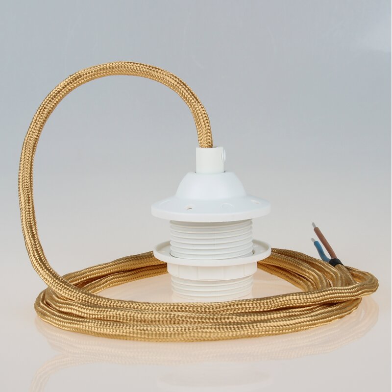 Textilkabel gold Textilkabel gold