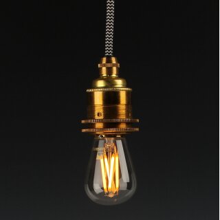 Danlamp E14 Deko LED Glühbirne Mini Gold Edison Lampe 240V/1,5W 2000K 90 Lumen