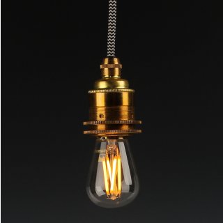 Danlamp E14 Vintage Deko LED Mini Gold Edison Lampe 240V/1,5W