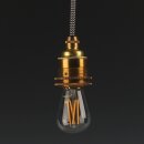 Danlamp E14 Deko LED Glühbirne Mini Gold Edison Lampe 240V/1,5W 2000K 90 Lumen