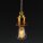 Danlamp E14 Deko LED Glühbirne Mini Gold Edison Lampe 240V/1,5W 2000K 90 Lumen