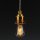Danlamp E14 Vintage Deko LED Mini Gold Edison Lampe 240V/1,5W