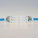 Schnellmontage Steckverbinder für Leuchtenverdrahtung Buchsenteil 230V/16A weiß