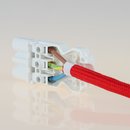 Schnellmontage Steckverbinder für individuelle Verbindungsleitungen Steckerteil 230V/16A weiß