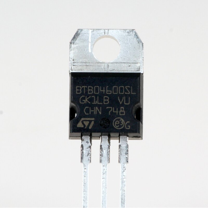 STMICROELECTRONICS BTB04-600SL Triac, 600 V, 4 A, TO-220AB, 1.3 V, 35 A, 15 MA - Foto 8