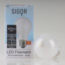 Sigor LED Filament Leuchtmittel 230V/4,5W=(40W) AGL-Form...