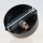 Lampen-Baldachin 80x25 Metall schwarz mit Zahn-Ringnippel 42mm für Kettenaufhängung