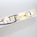 S14s 2 Sockel Fassung weiß für 230V/35W L300 Linestra Linien-Lampe