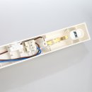 S14s 2-Sockel Fassung weiß für 230V/60W L500 Linestra Linien-Lampe