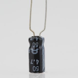 4,7uF 50V Elko Elektrolytkondensator Radial 85° 5x11mm