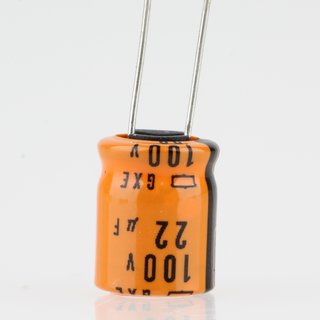 22uF 100V Elko Elektrolytkondensator Radial 125° 10x12,5mm