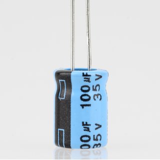100uF 35V Elko Radial 85° 8,2x12mm