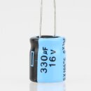 330uF 16V Elko Elektrolytkondensator Radial 105°C...