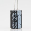 470uF 50V Elko Elektrolytkondensator Radial 105°...