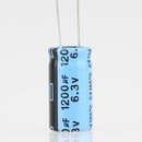 1200uF 6,3V Elko Elektrolytkondensator Radial 105°...