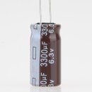 3300uF 6,3V Elko Elektrolytkondensator Radial 105°C...