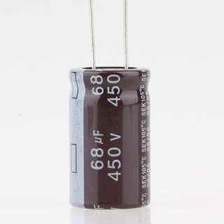 68uF 450V Elko Elektrolytkondensator Radial 105° 18x31mm