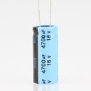 4700uF 16V Elko Elektrolytkondensator Radial 105°...